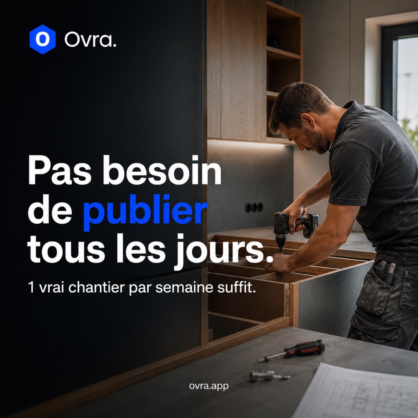 Site internet de menuisier présentant des réalisations sur mesure